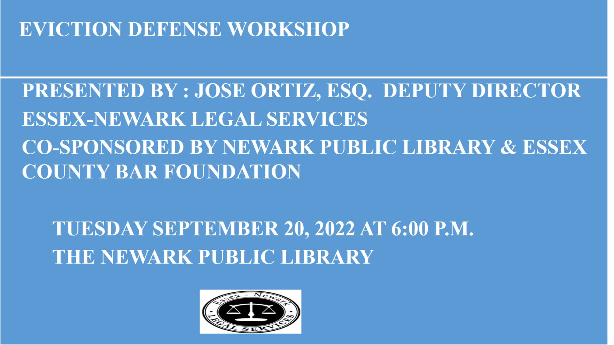 Eviction Defense Workshop